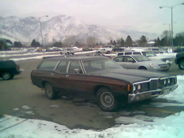 This is the 1972 station wagon that Danny saw and geve my name and number to